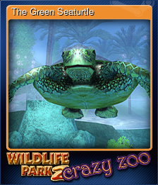 Series 1 - Card 1 of 7 - The Green Seaturtle