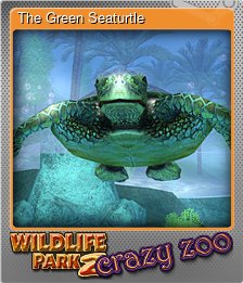 Series 1 - Card 1 of 7 - The Green Seaturtle