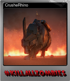 Series 1 - Card 2 of 5 - CrusheRhino
