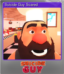 Series 1 - Card 5 of 10 - Suicide Guy Scared