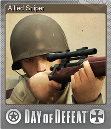 Series 1 - Card 3 of 6 - Allied Sniper