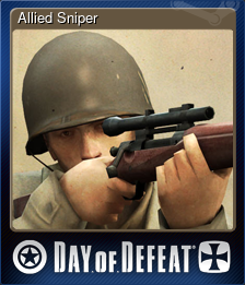 Series 1 - Card 3 of 6 - Allied Sniper