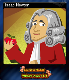 Series 1 - Card 5 of 6 - Isaac Newton