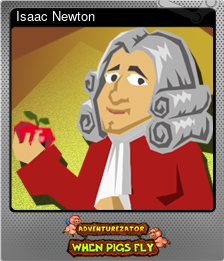 Series 1 - Card 5 of 6 - Isaac Newton