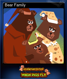 Series 1 - Card 2 of 6 - Bear Family