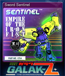 Series 1 - Card 6 of 10 - Sword Sentinel