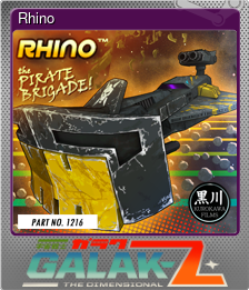 Series 1 - Card 9 of 10 - Rhino