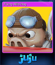 Series 1 - Card 5 of 5 - Flying Wild Hog