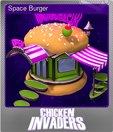Series 1 - Card 1 of 7 - Space Burger