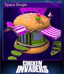 Series 1 - Card 1 of 7 - Space Burger