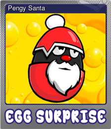 Series 1 - Card 10 of 15 - Pengy Santa