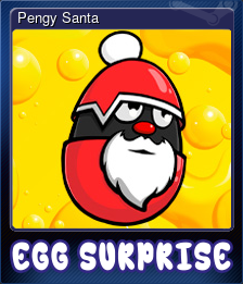 Series 1 - Card 10 of 15 - Pengy Santa
