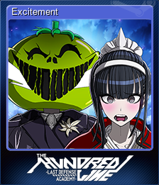 Series 1 - Card 6 of 9 - Excitement
