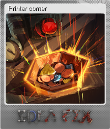 Series 1 - Card 3 of 5 - Printer corner