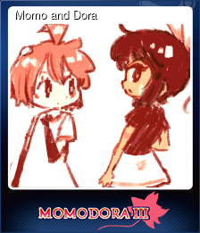 Series 1 - Card 5 of 5 - Momo and Dora