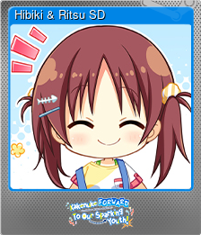 Series 1 - Card 15 of 15 - Hibiki & Ritsu SD