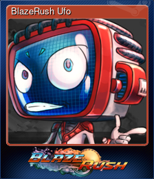 Series 1 - Card 9 of 9 - BlazeRush Ufo