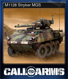 Series 1 - Card 1 of 10 - M1128 Stryker MGS