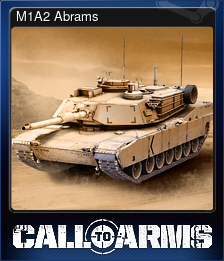 Series 1 - Card 4 of 10 - M1A2 Abrams