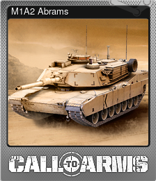 Series 1 - Card 4 of 10 - M1A2 Abrams