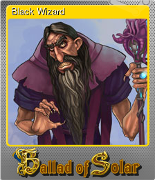 Series 1 - Card 2 of 5 - Black Wizard