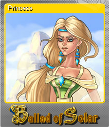 Series 1 - Card 5 of 5 - Princess