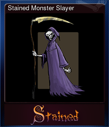 Series 1 - Card 4 of 5 - Stained Monster Slayer