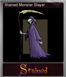 Series 1 - Card 4 of 5 - Stained Monster Slayer