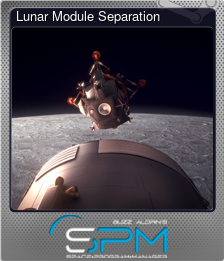 Series 1 - Card 8 of 8 - Lunar Module Separation