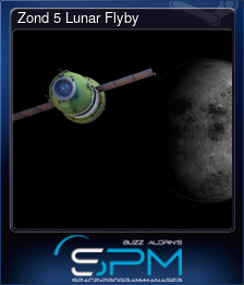 Series 1 - Card 5 of 8 - Zond 5 Lunar Flyby