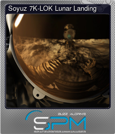 Series 1 - Card 6 of 8 - Soyuz 7K-LOK Lunar Landing