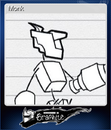 Series 1 - Card 5 of 7 - Monk