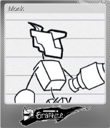 Series 1 - Card 5 of 7 - Monk