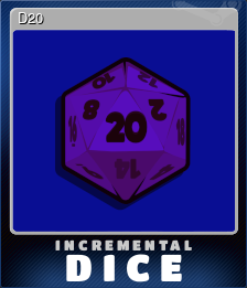 Series 1 - Card 6 of 6 - D20