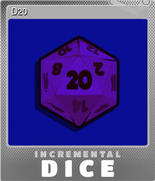 Series 1 - Card 6 of 6 - D20