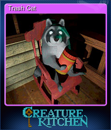 Series 1 - Card 2 of 10 - Trash Cat