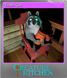 Series 1 - Card 2 of 10 - Trash Cat