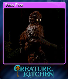 Series 1 - Card 7 of 10 - Sass Foot