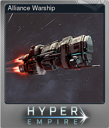 Series 1 - Card 2 of 10 - Alliance Warship