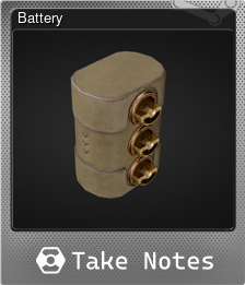 Series 1 - Card 6 of 6 - Battery