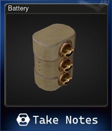 Series 1 - Card 6 of 6 - Battery