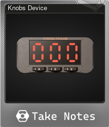 Series 1 - Card 5 of 6 - Knobs Device