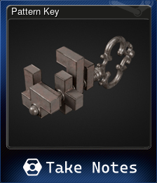 Series 1 - Card 3 of 6 - Pattern Key