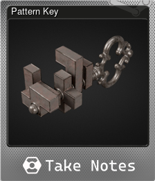 Series 1 - Card 3 of 6 - Pattern Key