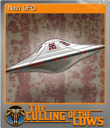 Series 1 - Card 3 of 9 - Nazi UFO