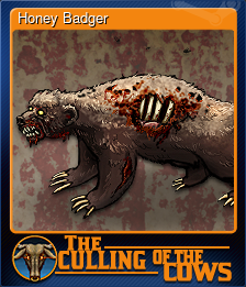 Series 1 - Card 2 of 9 - Honey Badger