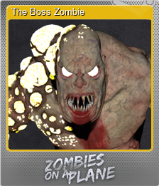 Series 1 - Card 1 of 5 - The Boss Zombie