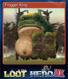 Series 1 - Card 3 of 9 - Frogger King
