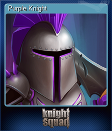 Series 1 - Card 2 of 8 - Purple Knight