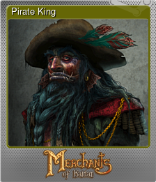 Series 1 - Card 5 of 6 - Pirate King